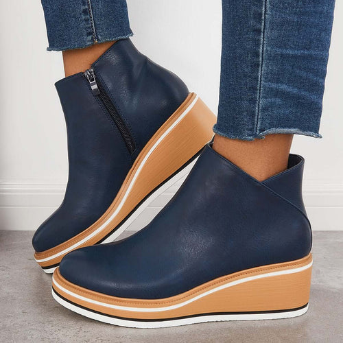 Chic Ankle Boot with Side Zipper