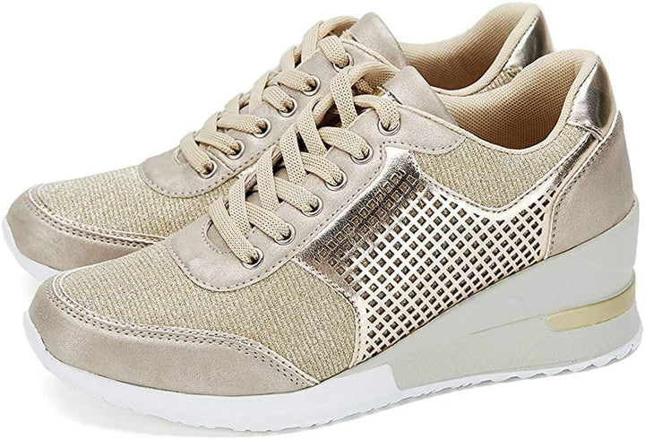 Stylish Wedge Heel Sneakers for Trendy Fashion