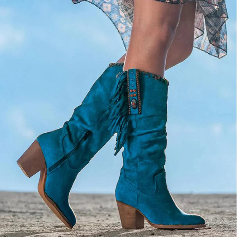 Heidi - Western Ankle Boots