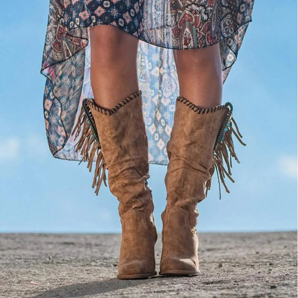 Heidi - Western Ankle Boots