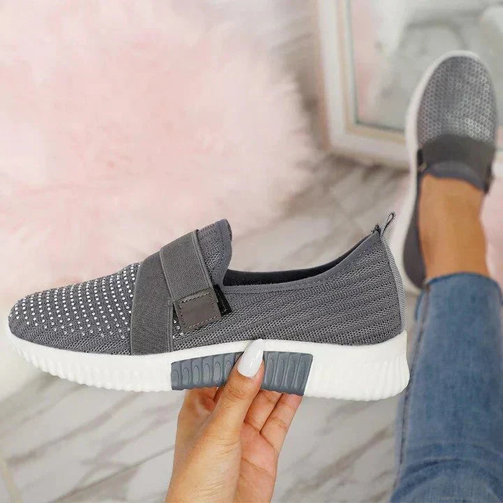 Stylish Velcro Slip-On Sneakers for Women