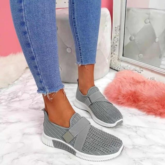 Stylish Velcro Slip-On Sneakers for Women