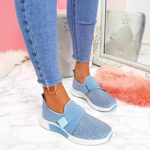 Stylish Velcro Slip-On Sneakers for Women
