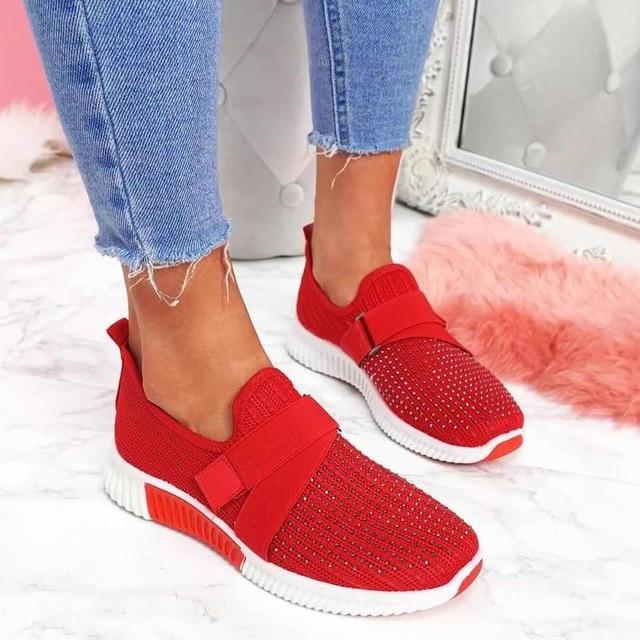 Stylish Velcro Slip-On Sneakers for Women