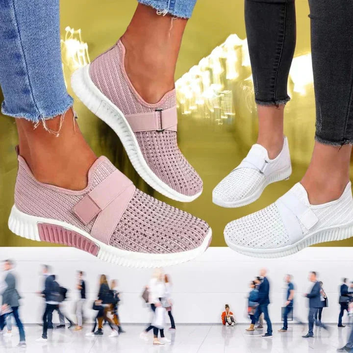 Stylish Velcro Slip-On Sneakers for Women
