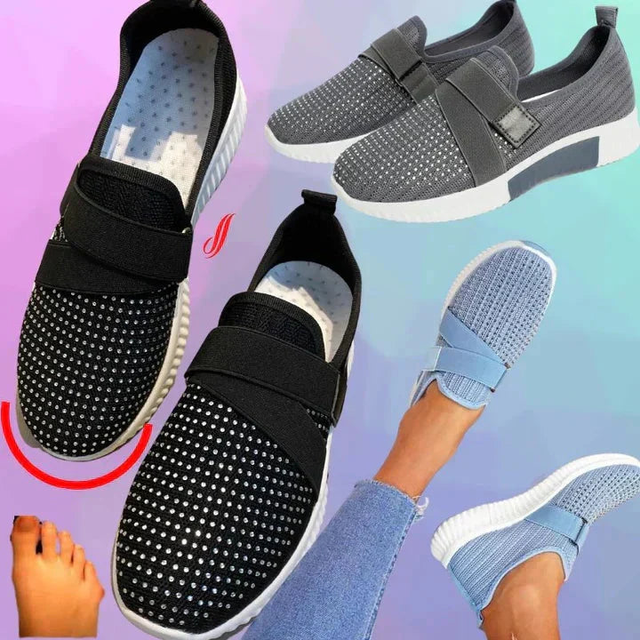 Stylish Velcro Slip-On Sneakers for Women