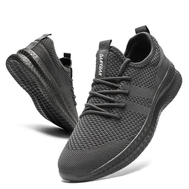 Orthopedic Black Sneakers for All-Day Wear