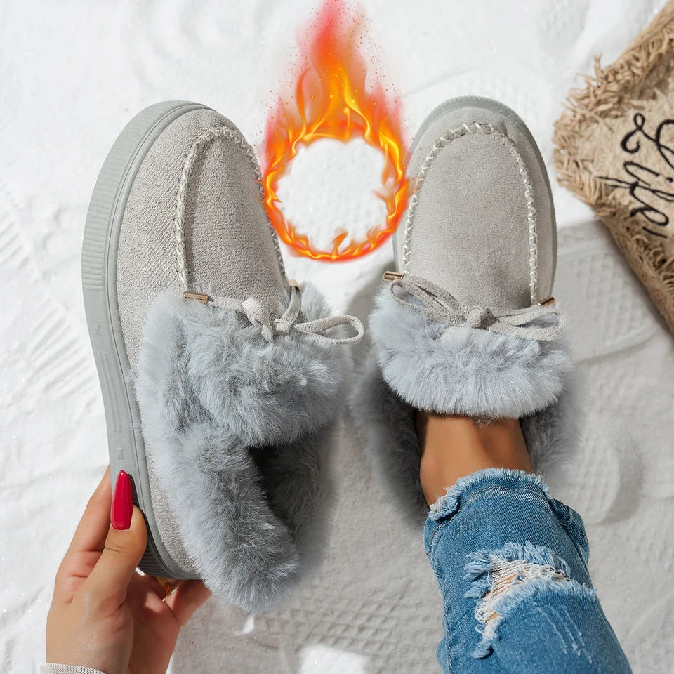 Women's Fleece-Lined Fashion Sneakers