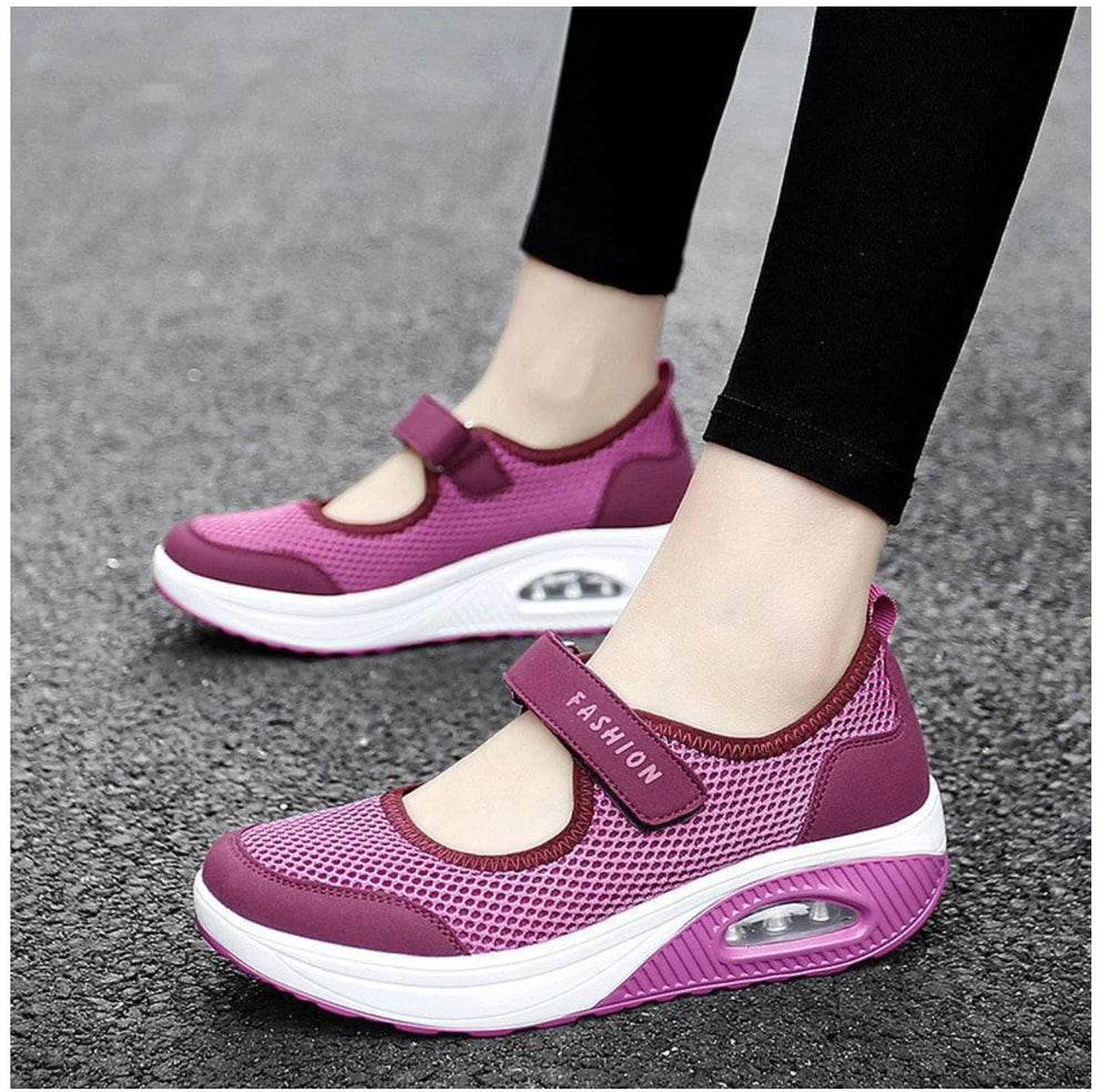 Women's Stylish Slip-On Sneakers with Adjustable Straps