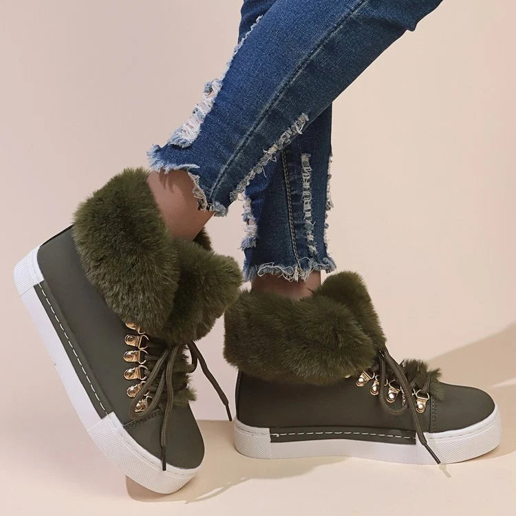 Bløde og behagelige sneakers til kvinder med stilfuld snøring