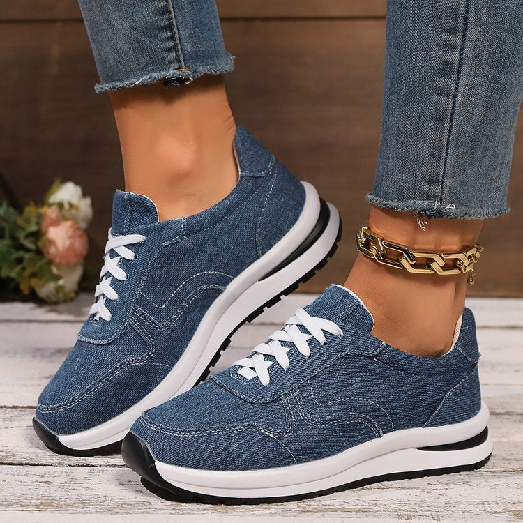 Stylish Women's Sneakers with Mesh Upper and Padded Sole