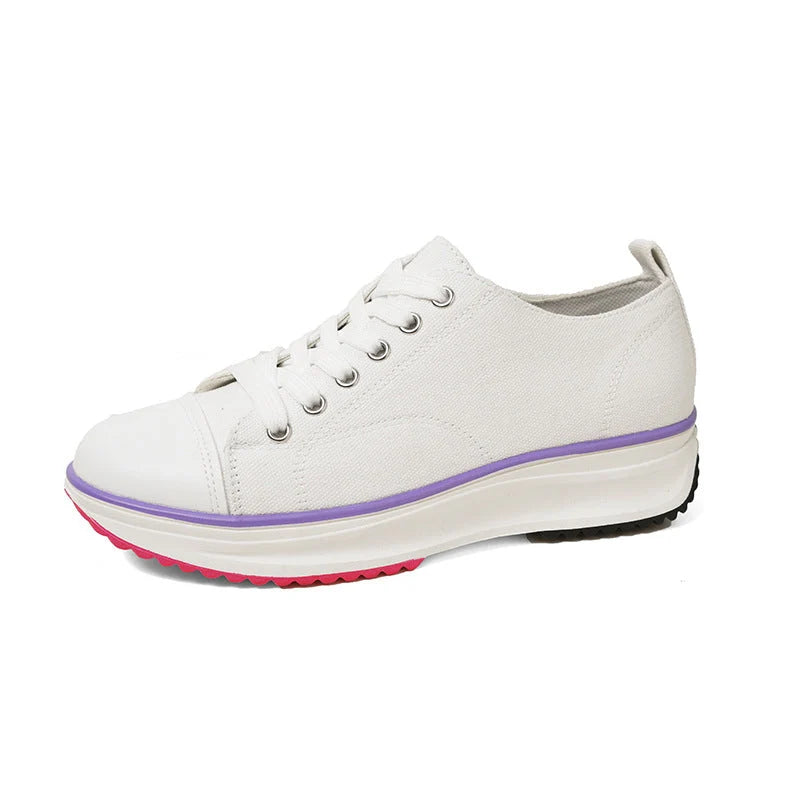 Chic Women's Sneakers with Rubber Sole