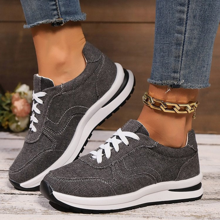 Stylish Women's Sneakers with Mesh Upper and Padded Sole