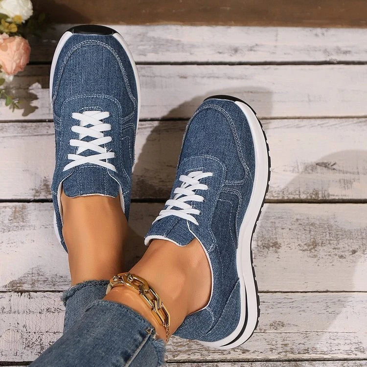 Stylish Women's Sneakers with Mesh Upper and Padded Sole