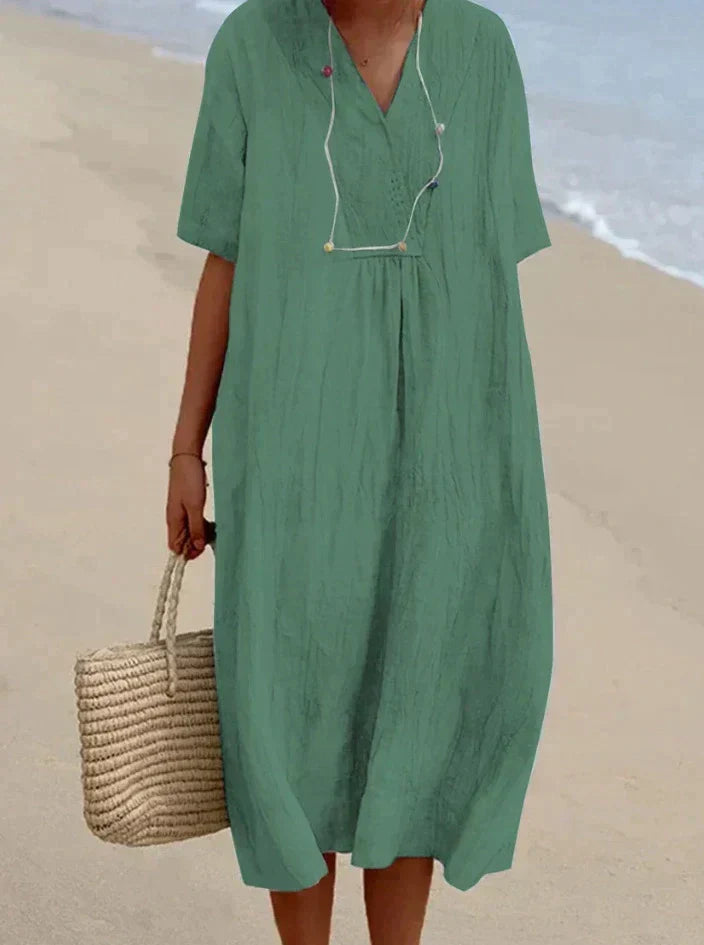 Chic Cotton Summer Dress for Everyday Wear