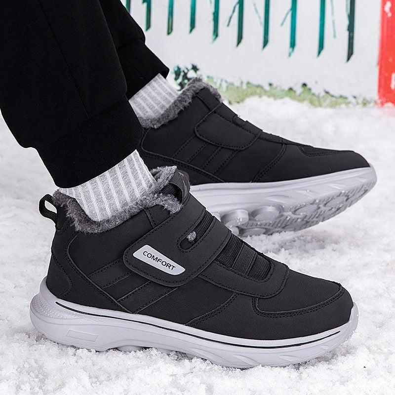 Winter Sneakers for Women with Velcro Closure and Cozy Lining