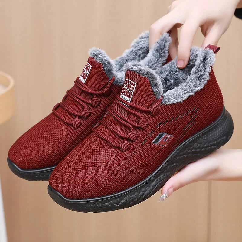 Fleeceforede sneakers til kvinder