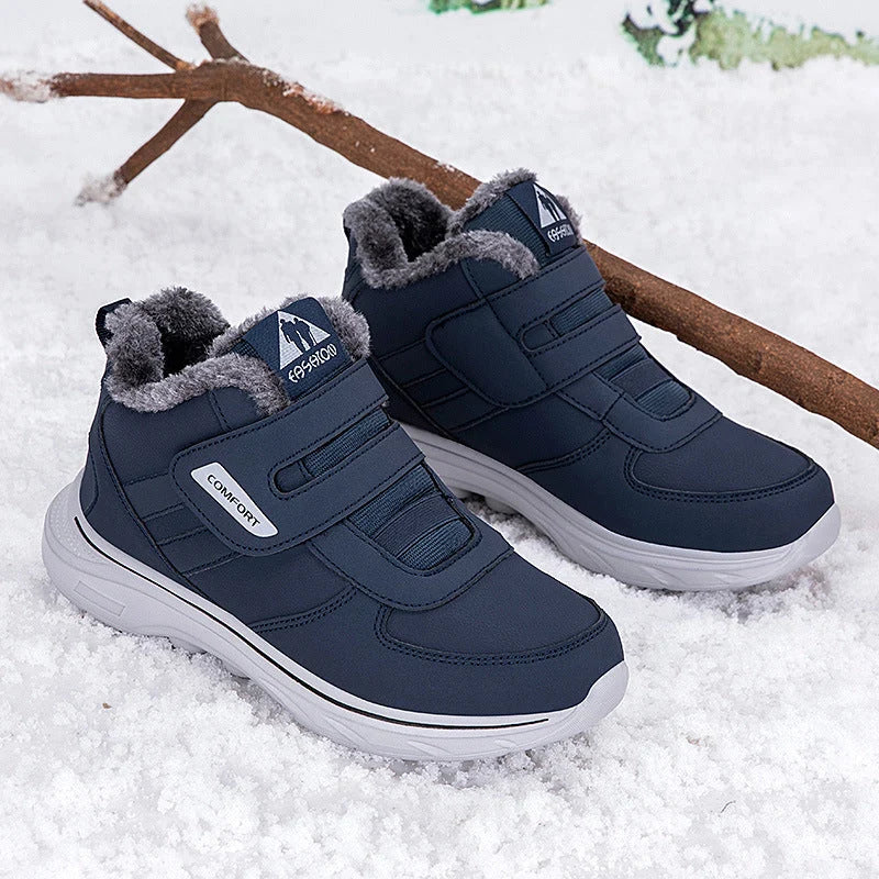 Winter Sneakers for Women with Velcro Closure and Cozy Lining
