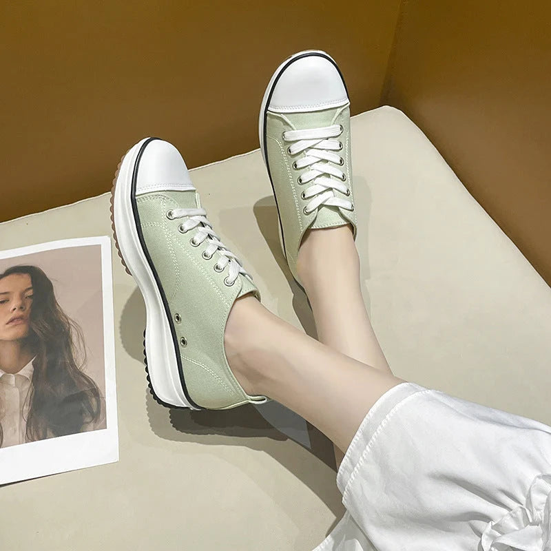 Chic Women's Sneakers with Rubber Sole