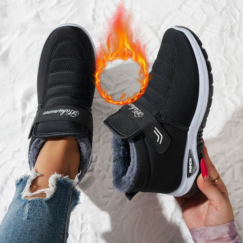 Fleece-Lined Women's Sneakers for Style