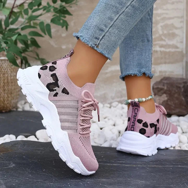 Leopard Print Athletic Sneakers for Stylish Performance