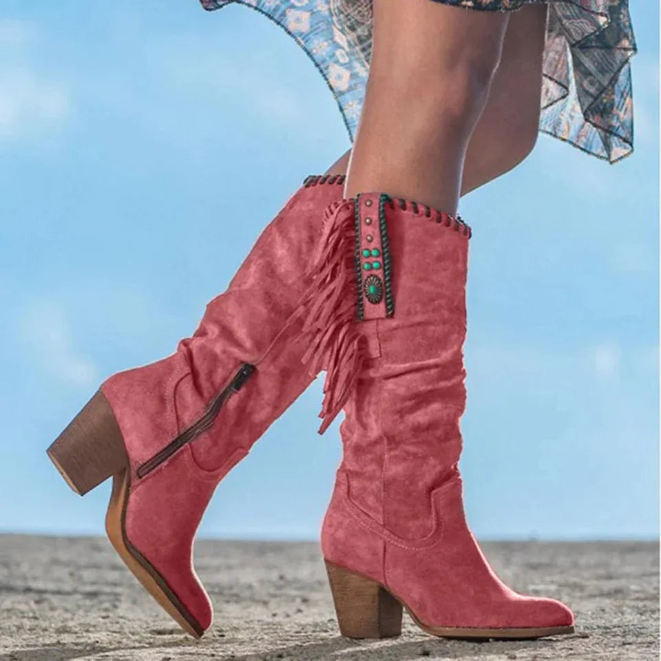 Heidi - Western Ankle Boots