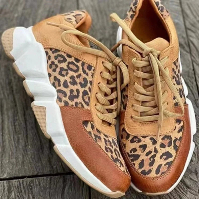 Chic Leopard Print Women's Footwear