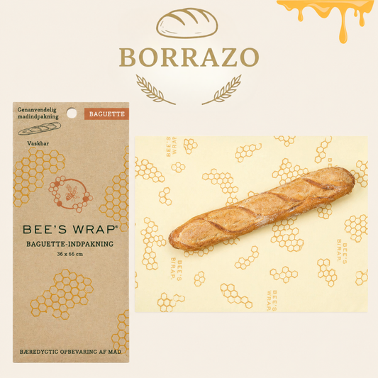 XL bivoks brødpose – perfekt til baguettes & lange brød
