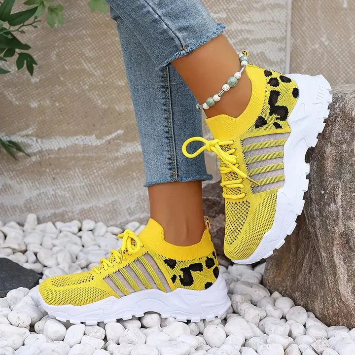 Leopard Print Athletic Sneakers for Stylish Performance