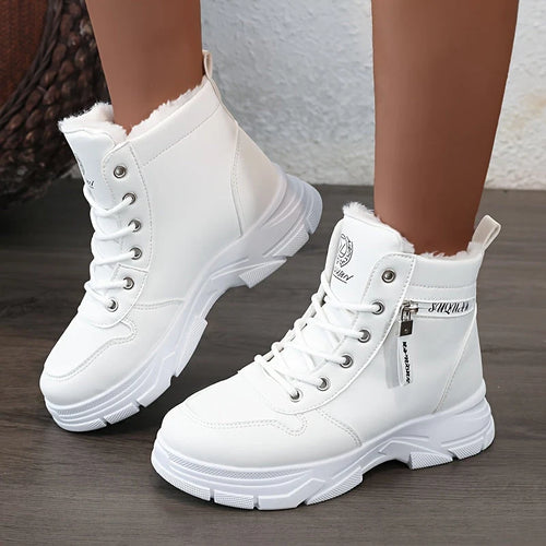 Chikke vinter sneakers til kvinder - festlig stil